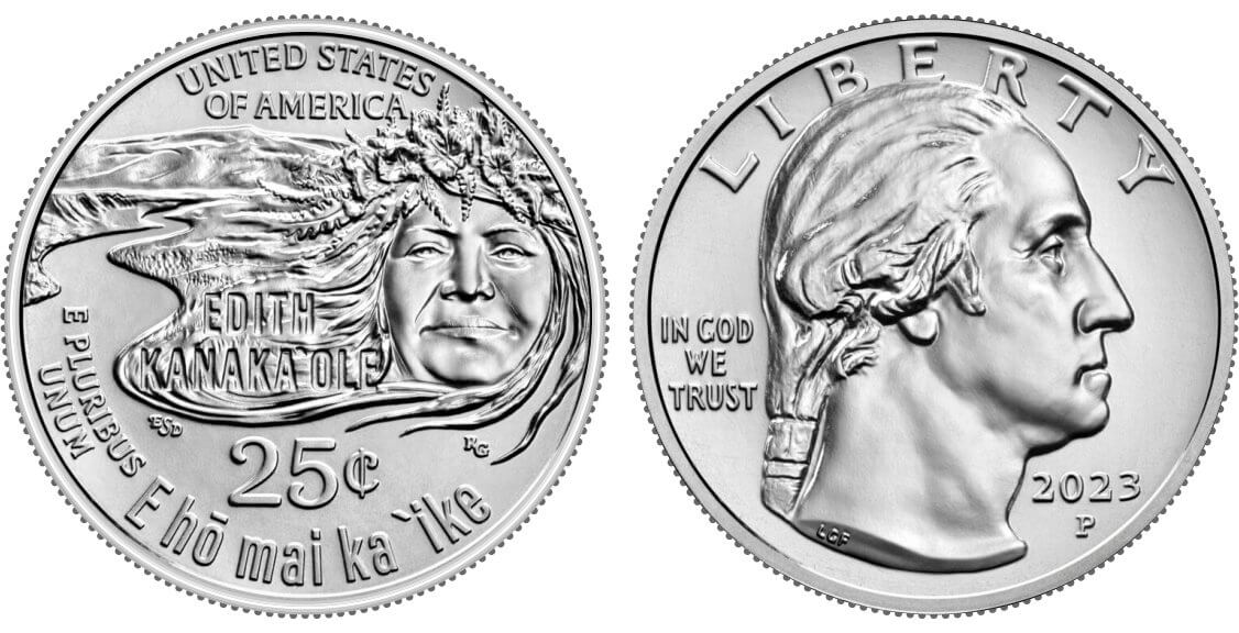 2023 Edith Kanaka’ole Quarter – American Women Quarters